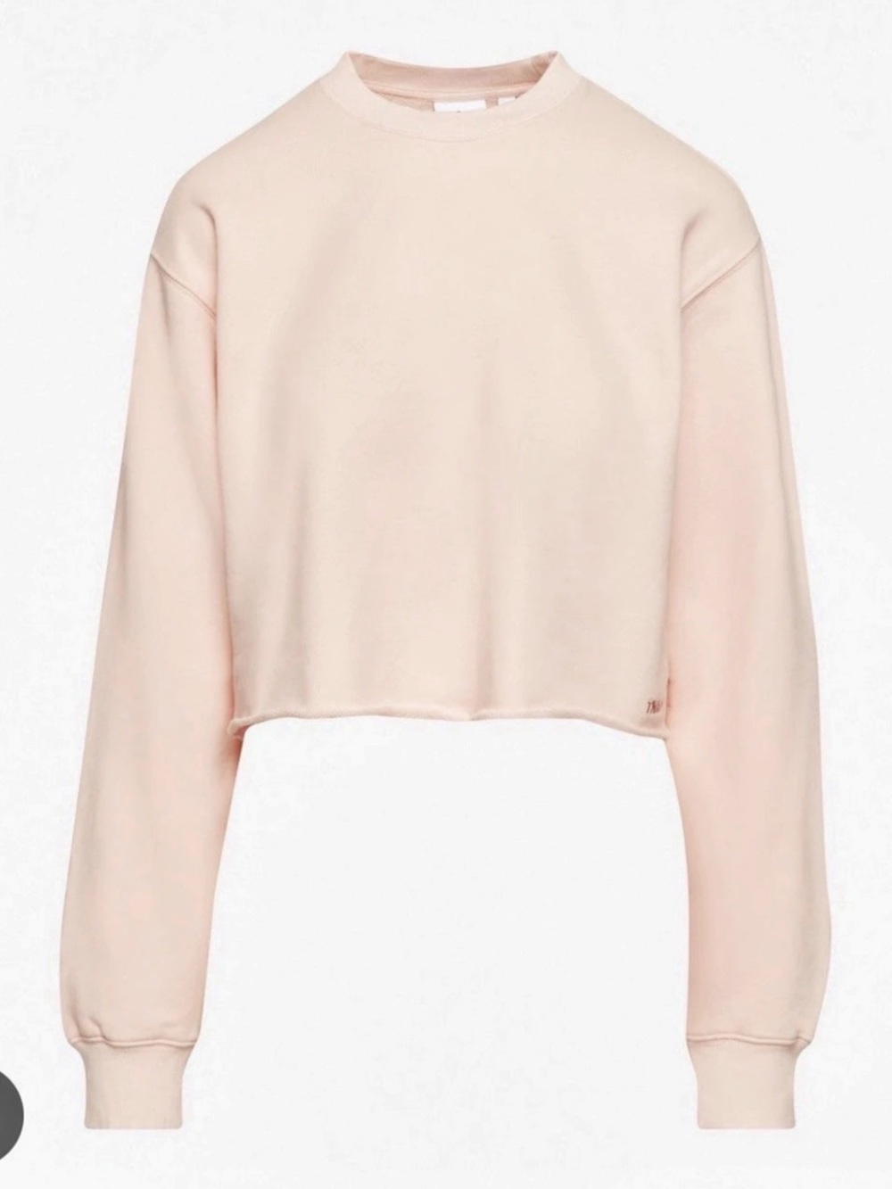 Tna Cozy Fleece Perfect Crew Sweatshirt Pink Large